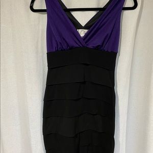 Dress size small, black and beautiful purple